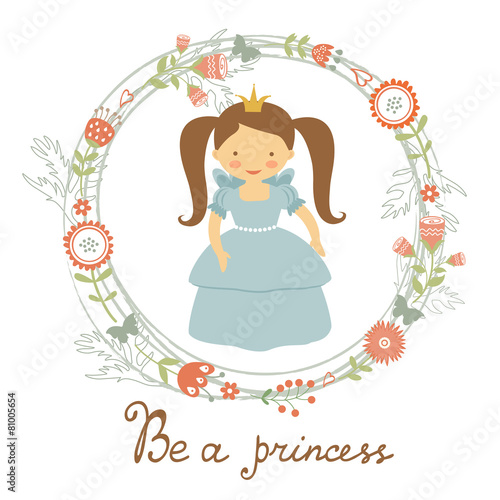 Be a princess card