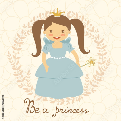 Be a princess card