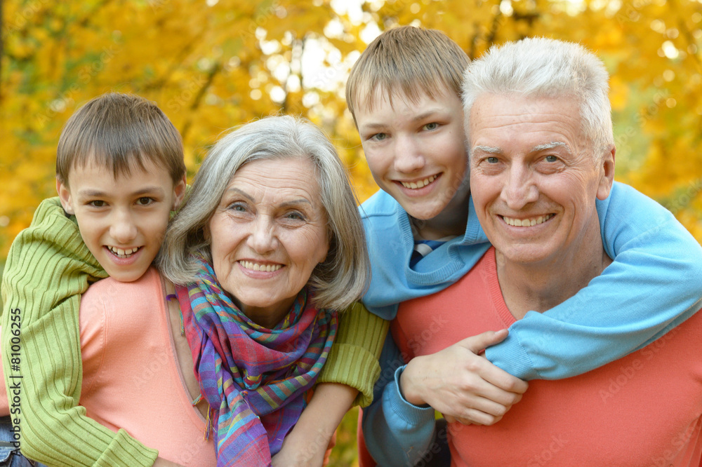 Fototapeta premium happy elderly