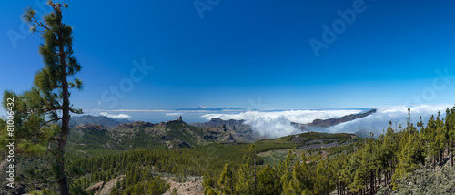 Gran Canaria, view From the highest point of the island, Pico de