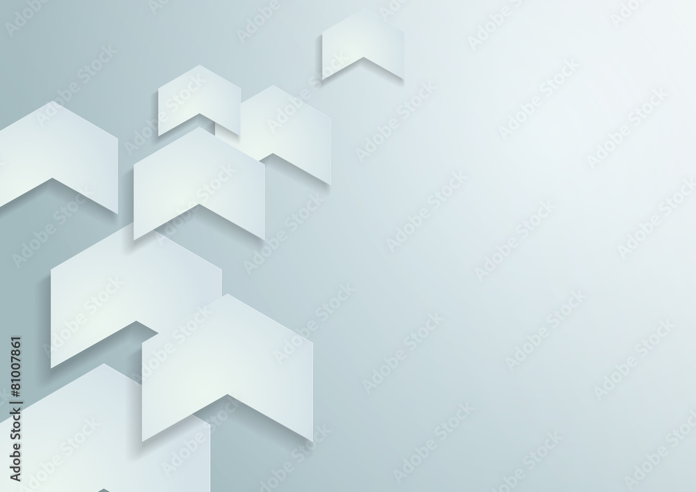 White Paper Arrows Vector Background White Paper Arrows Vector Background