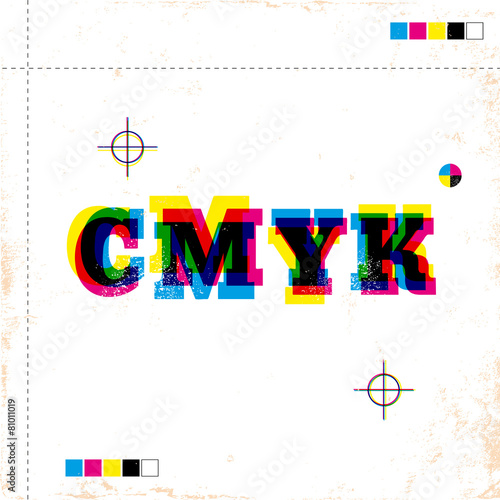 CMYK poster