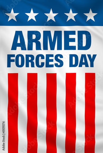 Tablou pe pânză Armed Forces Day USA