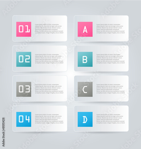 Infographics template for business, education, web design