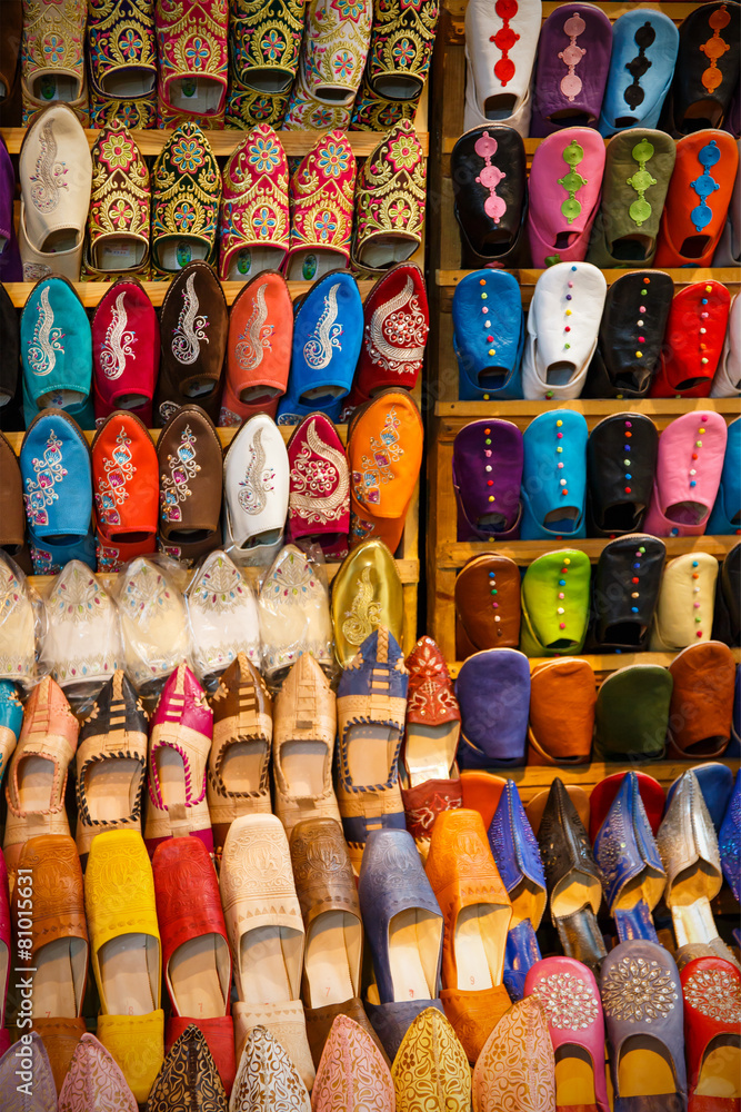 Moroccan leather shoes