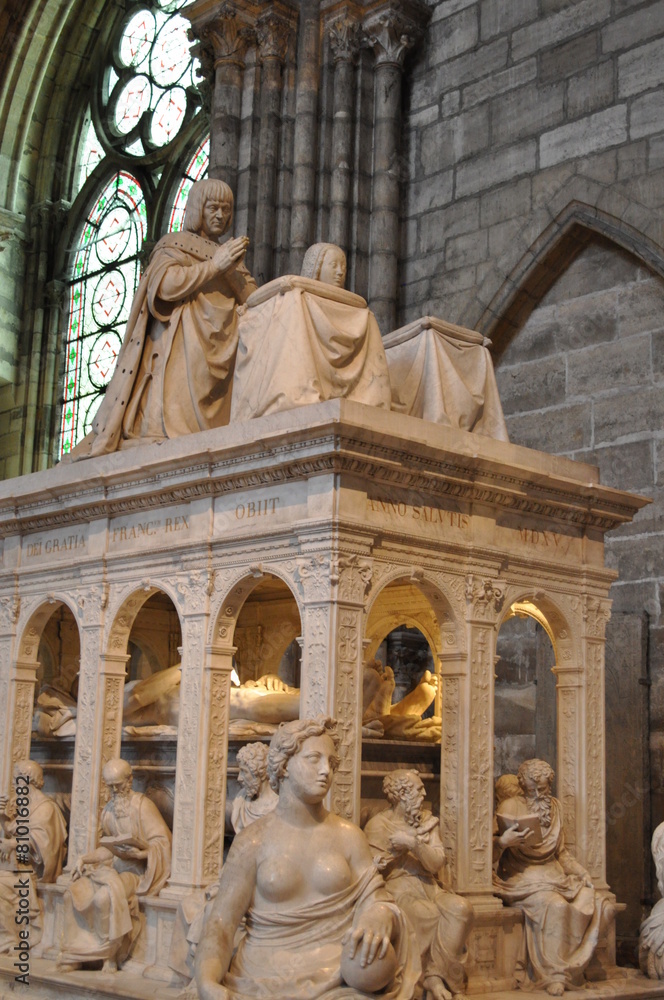 Obraz premium Tombeau de Louis XII et d'Anne de Bretagne
