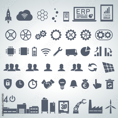 industry icon set 1
