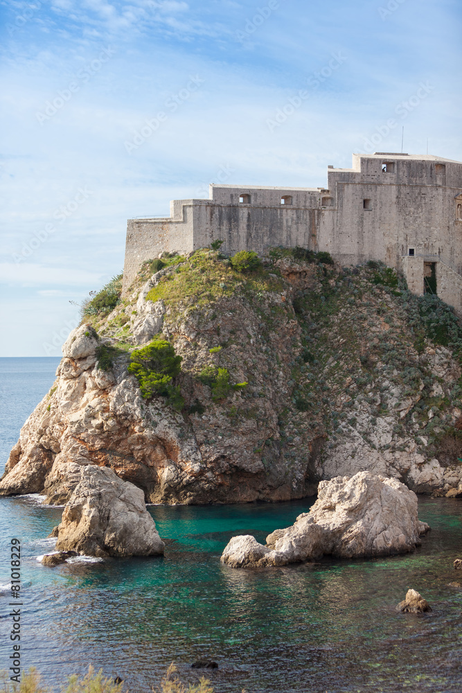 Fortress of the Old town of Dubrovnik