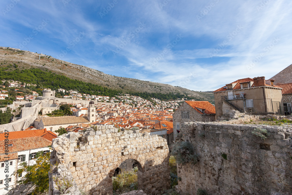 Ruin in Dubrovnik
