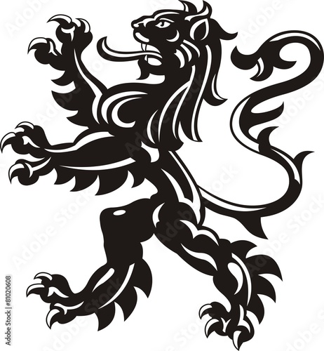 Heraldic lion