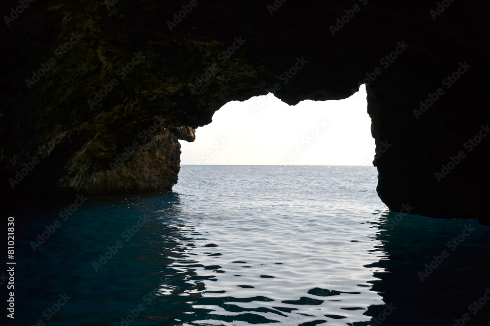 Wonderful blue grotto of ustica - Palermo, Sicily