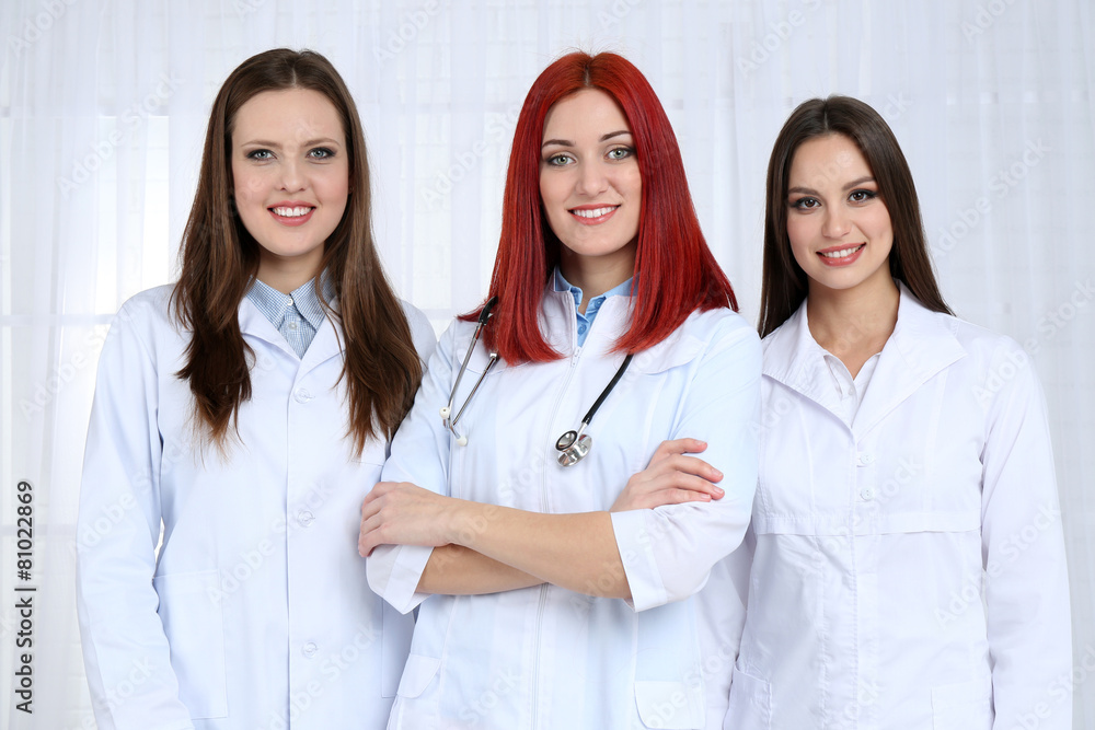 Fototapeta premium Medical workers in hospital