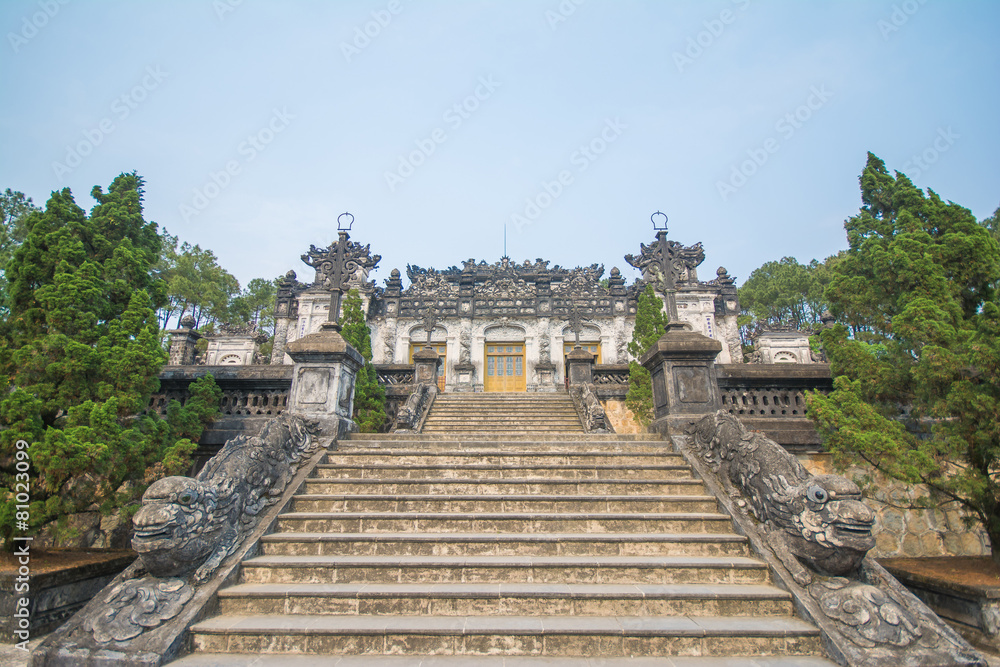 Tomb of Kinh Dinh at Vietnam