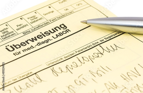 Überweisung Facharzt