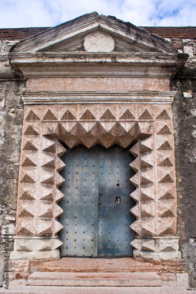 A doorway of Buonconsiglio Castle, Trento