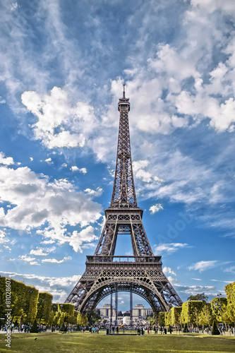 Eiffel Tower, view from the Champs de Mars. © velishchuk