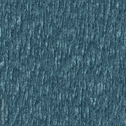 Seamless pattern crumpled blue denim.