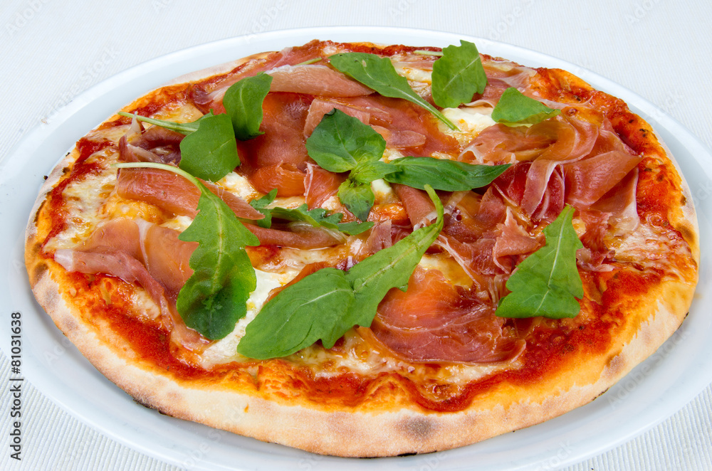 pizza with bacon and cheese pizza with bacon and cheese