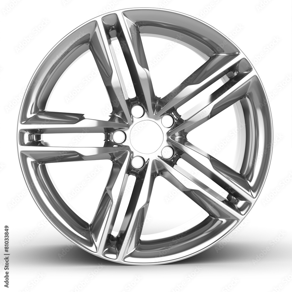 Obraz premium 3d detailed wheel rim