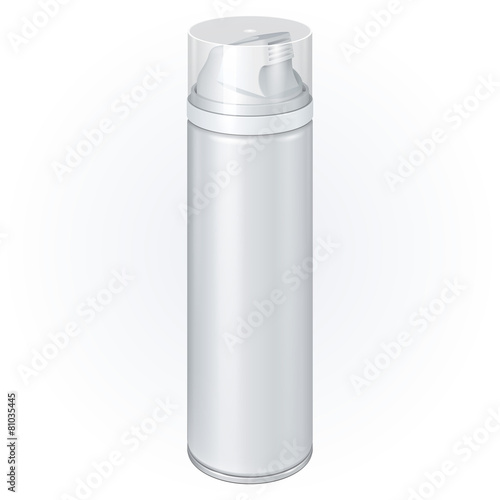 White Shaving Foam Aerosol Spray