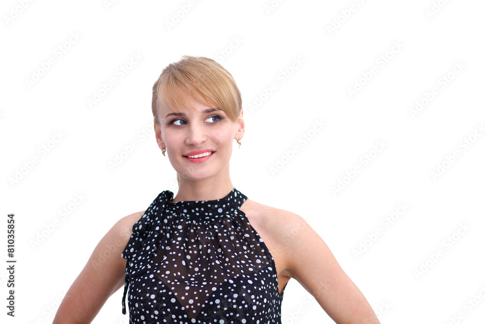 Portrait of an attractive young woman standing Portrait of an attractive young woman standing