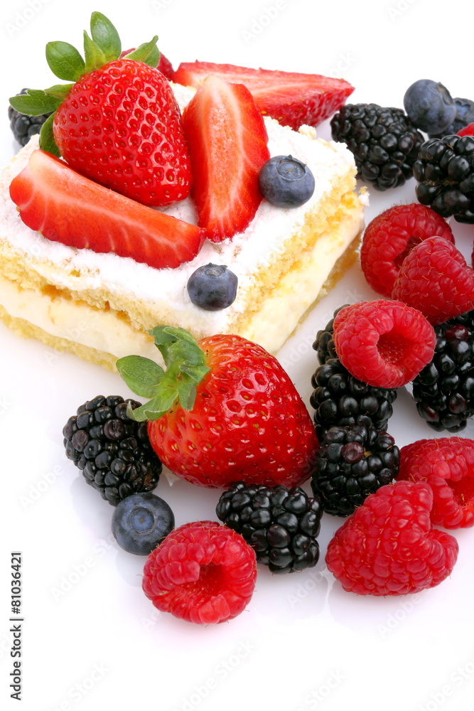 Dessert con frutti di bosco Dessert con frutti di bosco