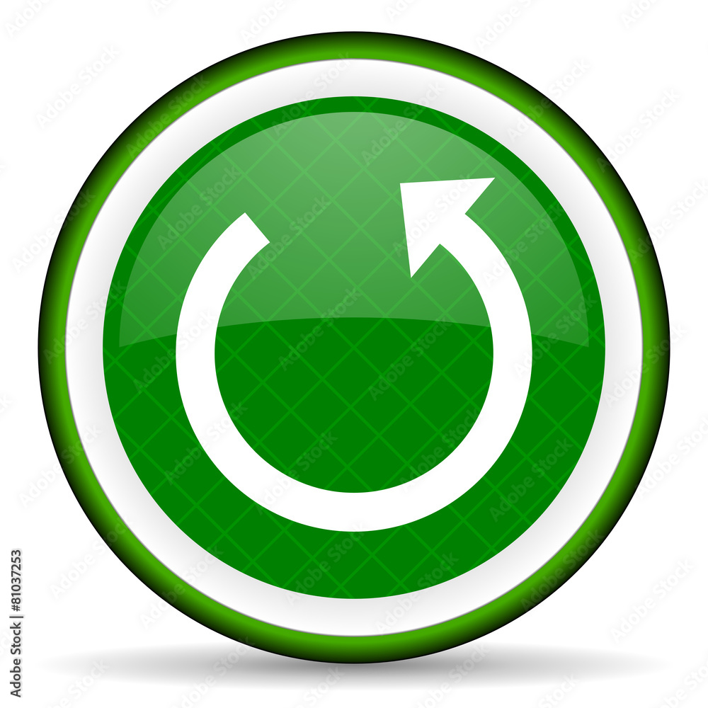 rotate green icon reload sign rotate green icon reload sign