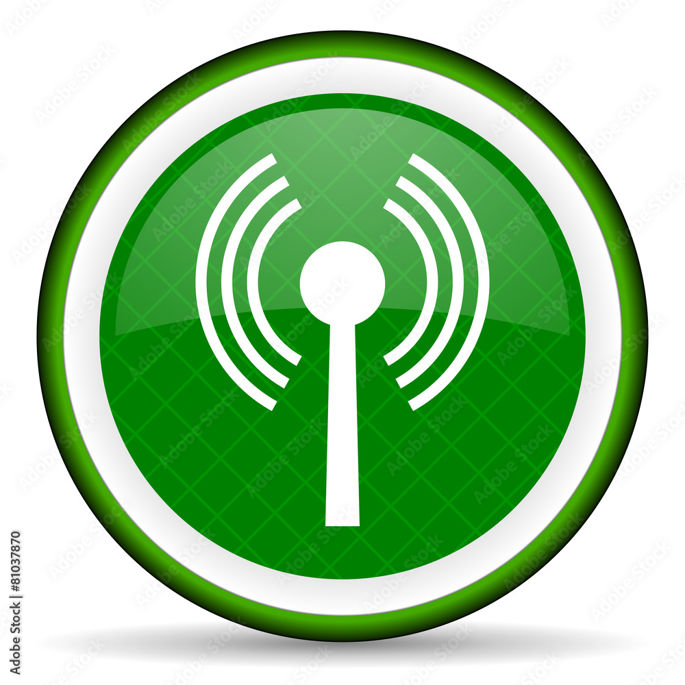 wifi green icon wireless network sign wifi green icon wireless network sign