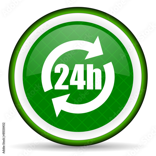 24h green icon