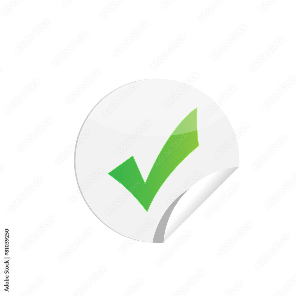 Checkmark Sticker Checkmark Sticker