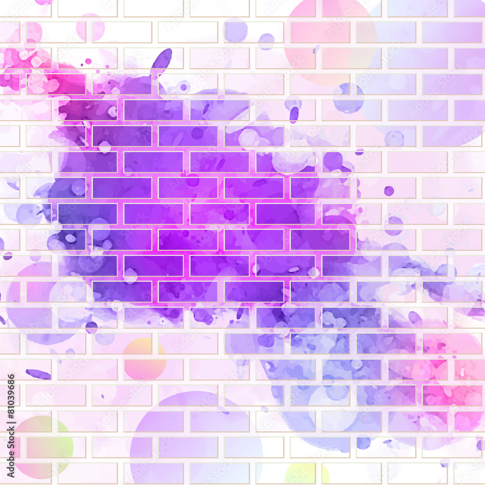 brick wall, graffiti