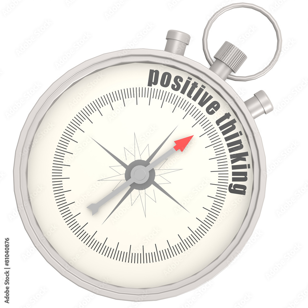 Positive thinking compass Positive thinking compass
