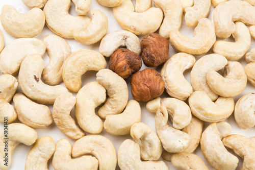 Cashew and Hazelnut