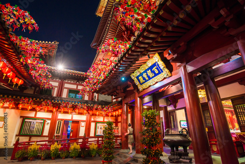 Photography Buddha's Relic Tooth Temple in Singapore Chinatown