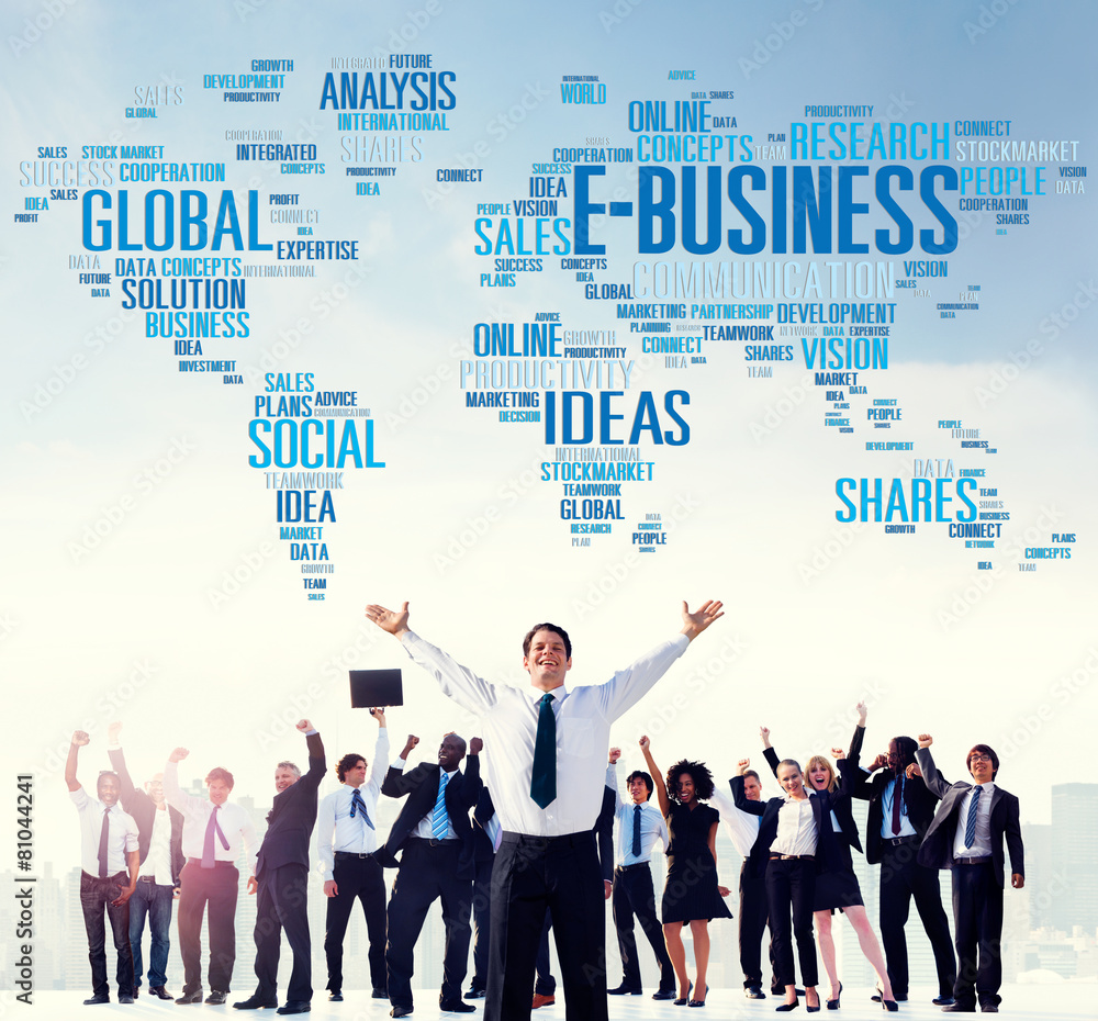 E-Business Ideas Analysis Communication Solution Social Concept E-Business Ideas Analysis Communication Solution Social Concept