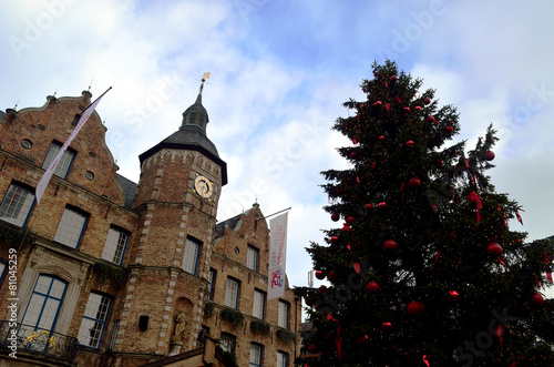 Obraz na płótnie Crismas Tree w salonie
