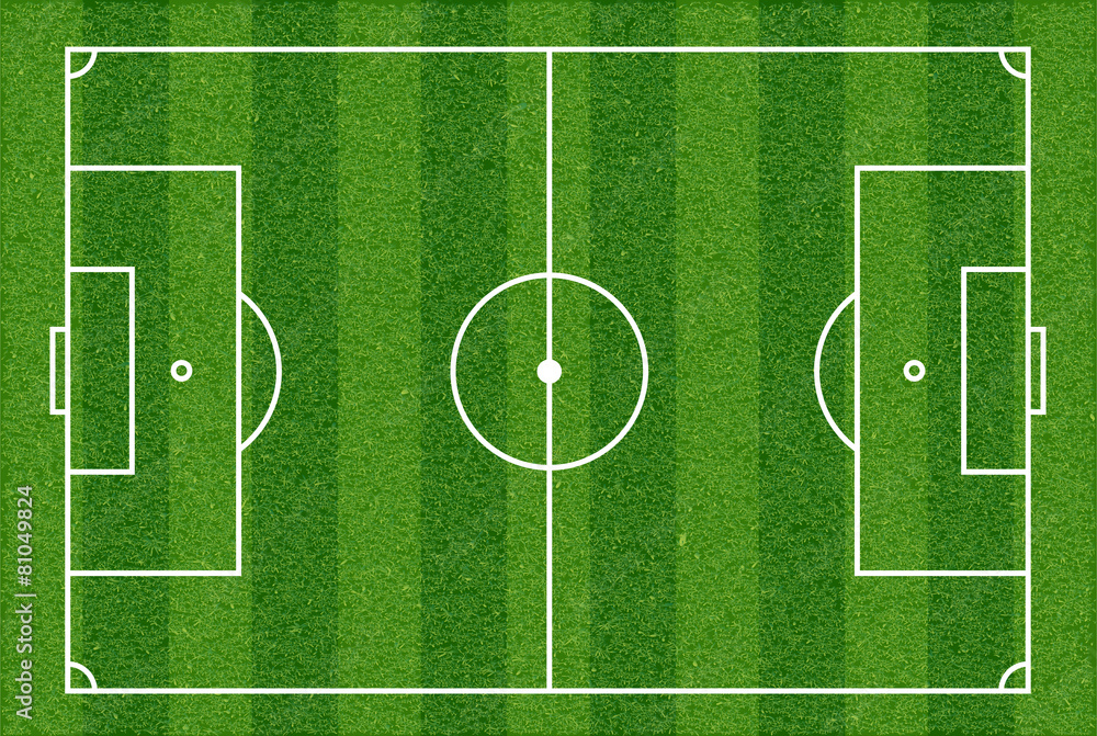 Football field. Top view. Football field. Top view.