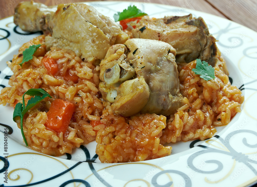riz gras poulet riz gras poulet