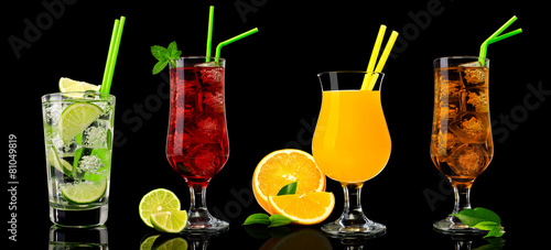 Tropical cocktail assortments