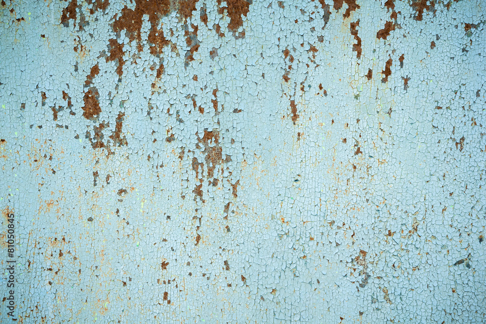 Old blue metal background Old blue metal background