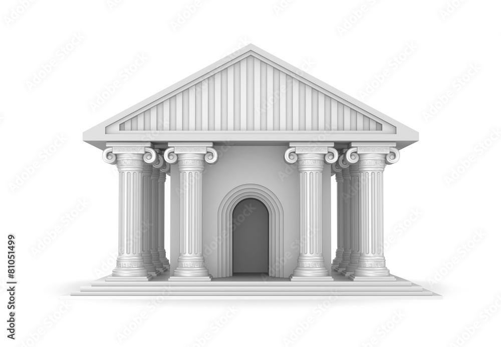 Fototapeta premium Classic antique greek temple