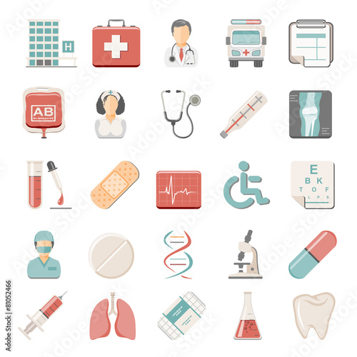 Flat Icons - Medical
