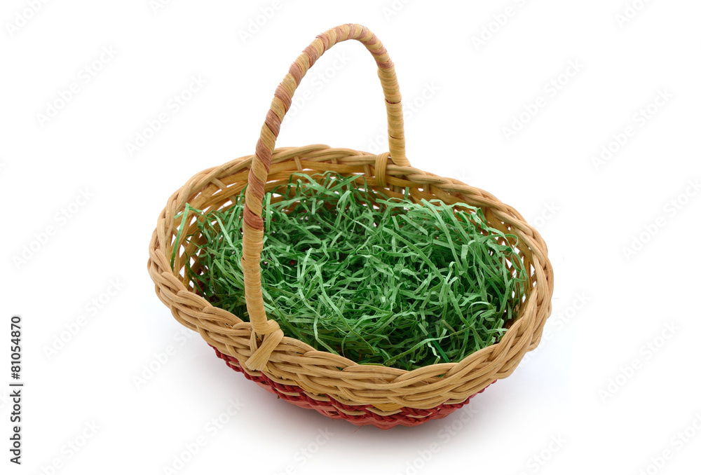 Osterkorb mit Stroh Osterkorb mit Stroh