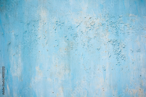 Old blue metal background