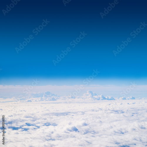 Beautiful view of the blue sky and clouds