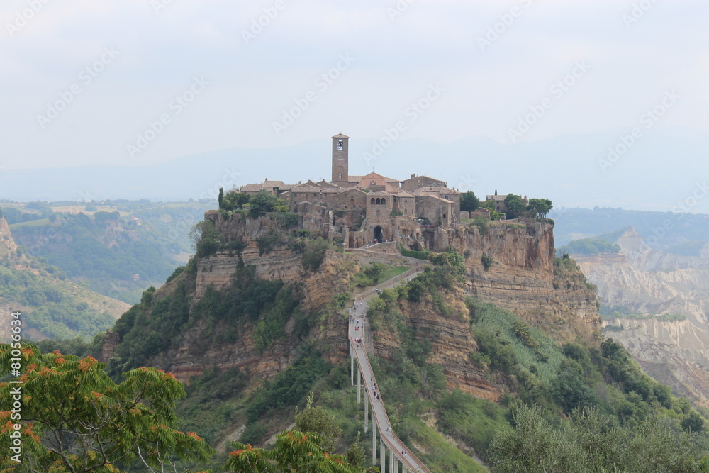 Obraz premium Wioska na górze