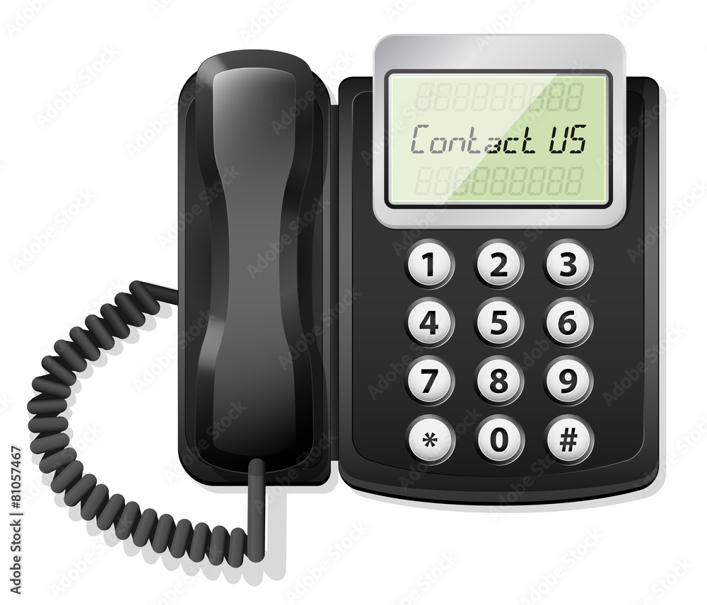Office Phone Icon. Vector illustration Office Phone Icon. Vector illustration