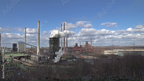 Industry cokery and steel plant photo