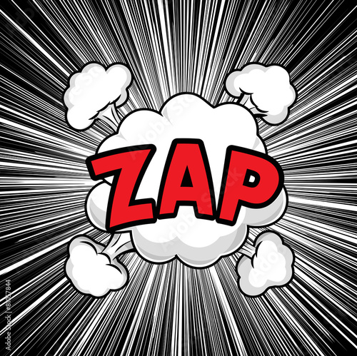 zap label background