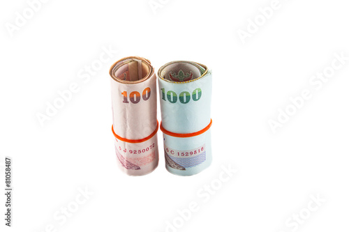 roll of Thai money